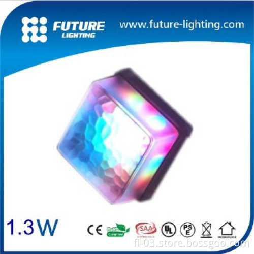 quare 100*100mm recessed floor brick rgb led tile light